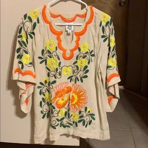 Ivy Jane embroidered tunic top
